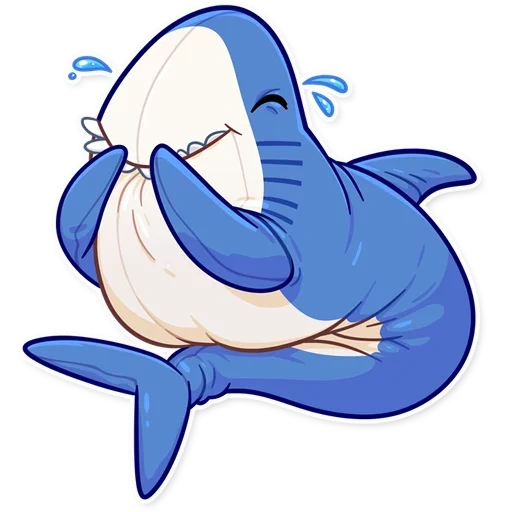 Blue Shark (1/2) sticker pack cover