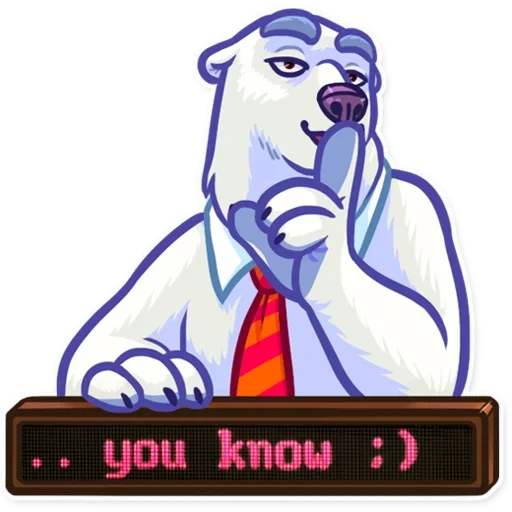 Polar Bear (2/2) sticker pack cover