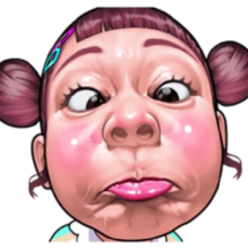 Ugly girl #2 (1/2) sticker pack cover