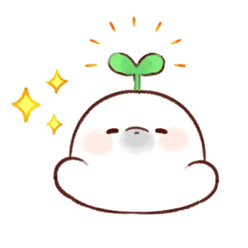 Soft and cute seal (2/2) sticker pack cover
