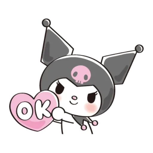 Cute Kuromi (1/2) sticker pack cover