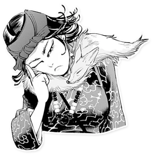 Golden Kamui (NODA Satoru)-2 sticker pack cover