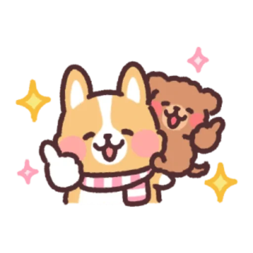 まるまるコーギー sticker pack cover