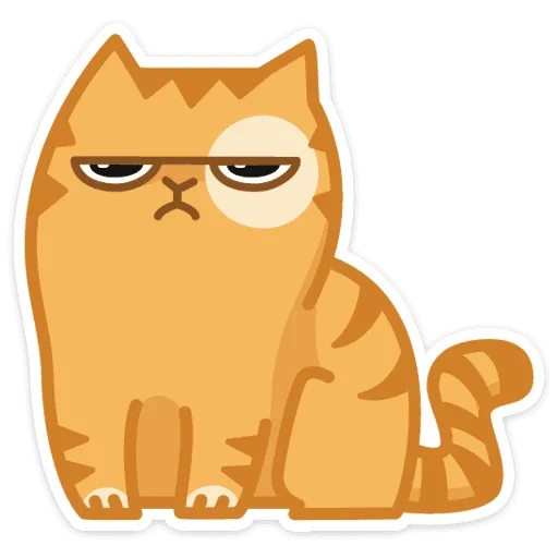Funny cat (1/2) sticker pack cover