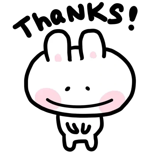 BUBU the rabbit sticker pack cover