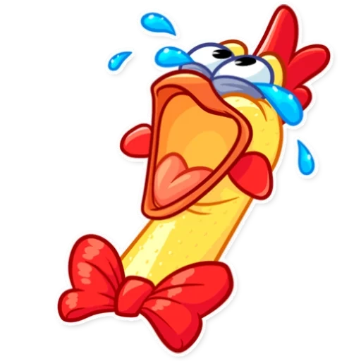 Screaming Chicken (1/2) sticker pack cover