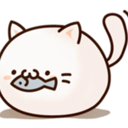 Round and Pretty Cat (1/2) sticker pack cover