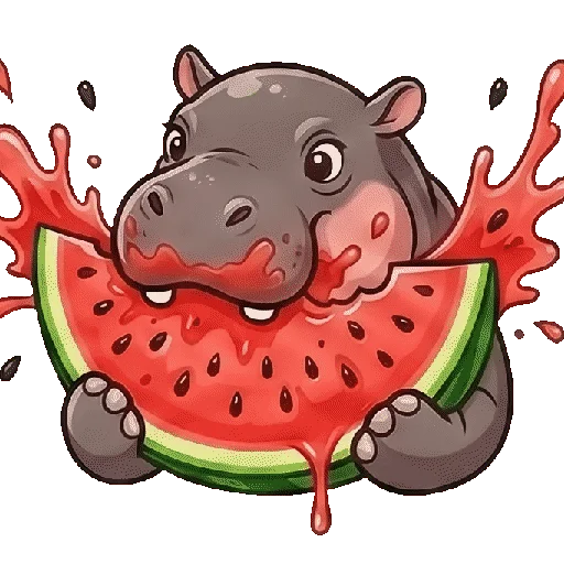 Best of Moodeng sticker pack cover