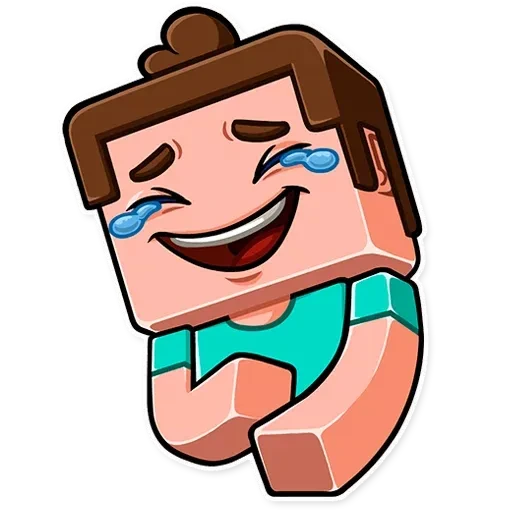 Minecraft style (1/2) sticker pack cover